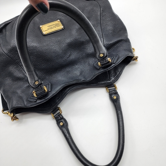 Marc By Marc Jacobs Classic Q Fran Hobo Black Leather Bag - Picture 10 of 16